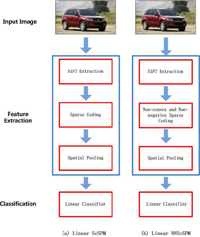 Figure 1 for Linear Spatial Pyramid Matching Using Non-convex and non-negative Sparse Coding for Image Classification