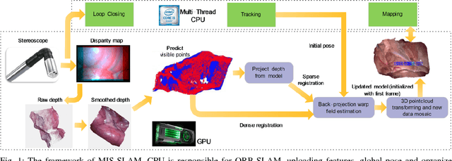 Figure 1 for MIS-SLAM: Real-time Large Scale Dense Deformable SLAM System in Minimal Invasive Surgery Based on Heterogeneous Computing