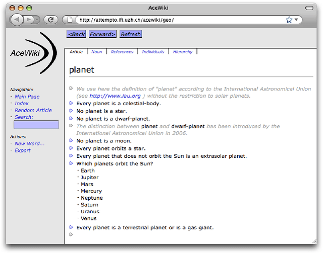 Figure 1 for How Controlled English can Improve Semantic Wikis