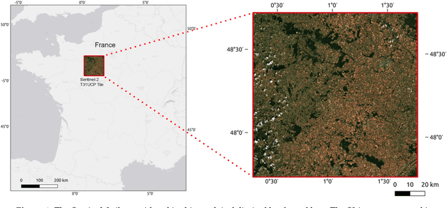 Figure 1 for Reconstruction of Sentinel-2 Time Series Using Robust Gaussian Mixture Models -- Application to the Detection of Anomalous Crop Development in wheat and rapeseed crops