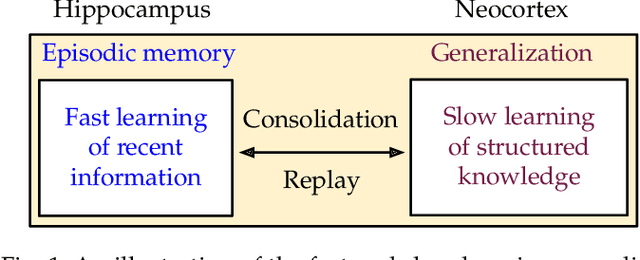 Figure 1 for Continual Learning: Fast and Slow