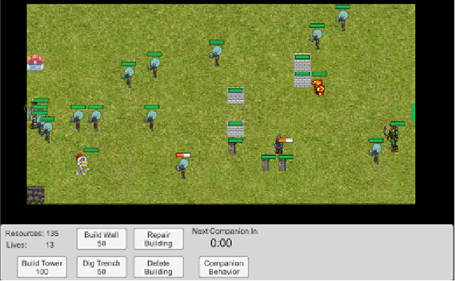 Figure 1 for A Framework for Complementary Companion Character Behavior in Video Games
