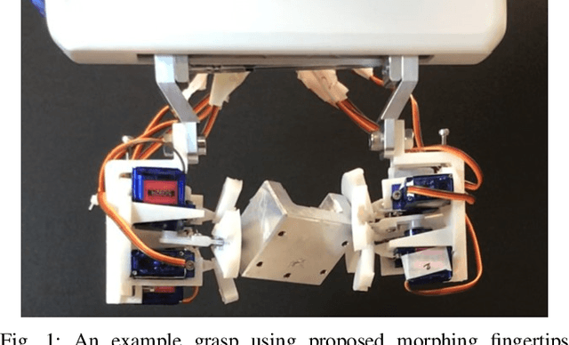 Figure 1 for Origami-based Shape Morphing Fingertip to Enhance Grasping Stability and Dexterity