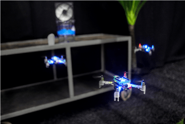 Figure 1 for Sniffy Bug: A Fully Autonomous Swarm of Gas-Seeking Nano Quadcopters in Cluttered Environments