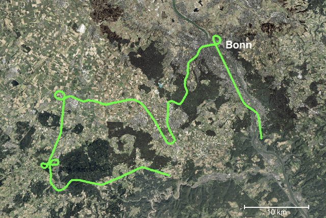 Figure 1 for VPAIR -- Aerial Visual Place Recognition and Localization in Large-scale Outdoor Environments