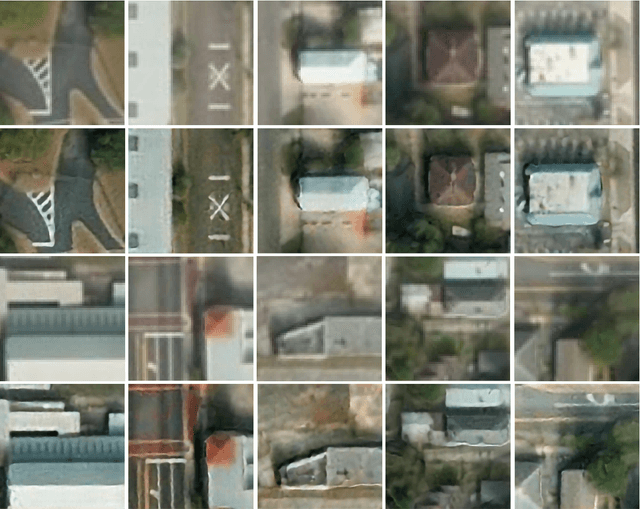 Figure 3 for Unsupervised Super-Resolution of Satellite Imagery for High Fidelity Material Label Transfer