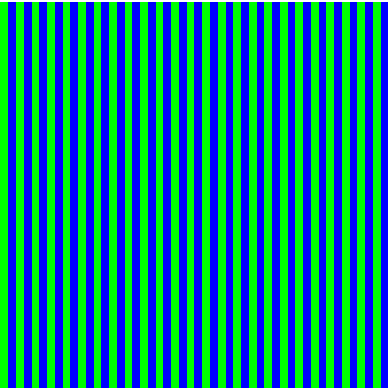Figure 1 for Green-Blue Stripe Pattern for Range Sensing from a Single Image