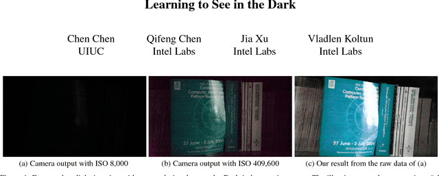 Figure 1 for Learning to See in the Dark