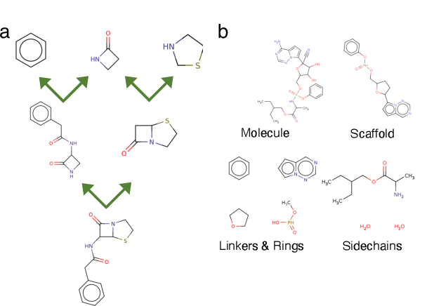 Figure 1 for Scaffold Embeddings: Learning the Structure Spanned by Chemical Fragments, Scaffolds and Compounds