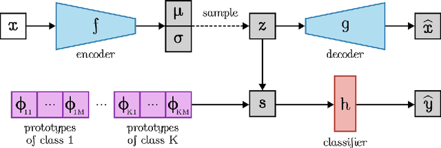 Figure 2 for ProtoVAE: A Trustworthy Self-Explainable Prototypical Variational Model