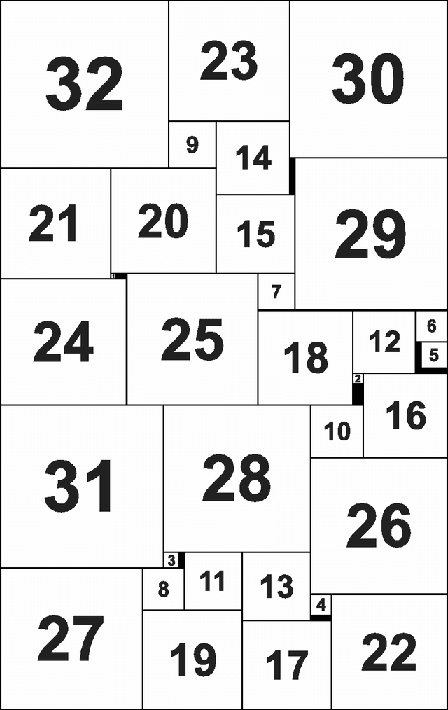 Figure 1 for Optimal Rectangle Packing: An Absolute Placement Approach