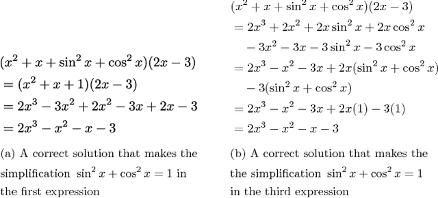 Figure 3 for Mathematical Language Processing: Automatic Grading and Feedback for Open Response Mathematical Questions