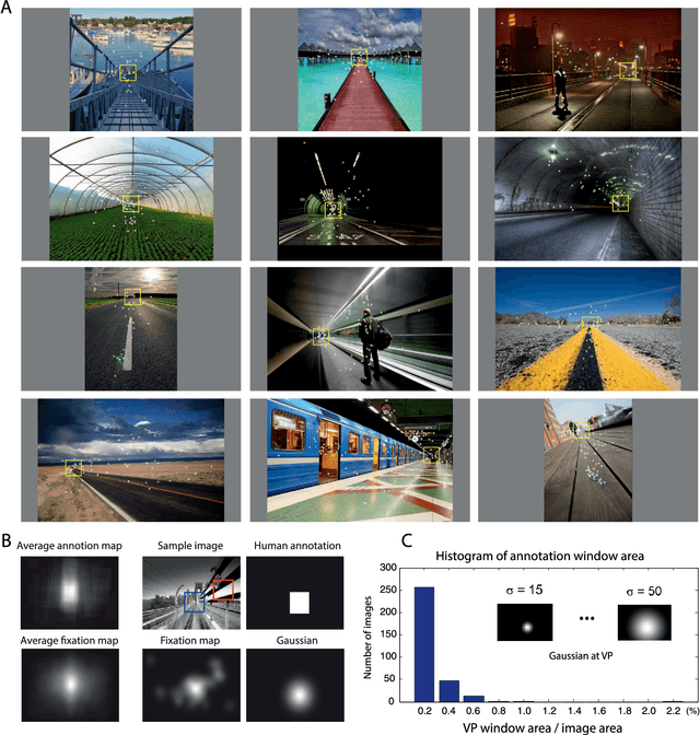 Figure 1 for Vanishing point attracts gaze in free-viewing and visual search tasks