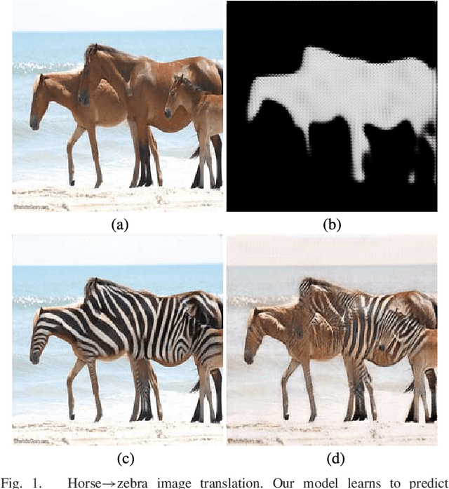 Figure 1 for Show, Attend and Translate: Unsupervised Image Translation with Self-Regularization and Attention