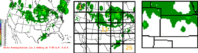 Figure 1 for Regional Rainfall Prediction Using Support Vector Machine Classification of Large-Scale Precipitation Maps