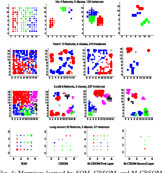 Figure 4 for Classifier with Hierarchical Topographical Maps as Internal Representation