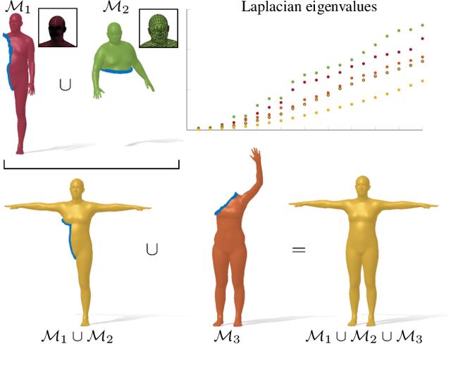 Figure 1 for Spectral Unions of Partial Deformable 3D Shapes