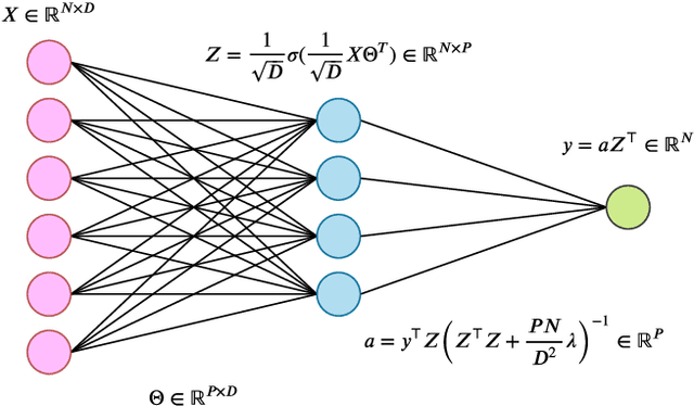 Figure 1 for Double Trouble in Double Descent : Bias and Variance(s) in the Lazy Regime