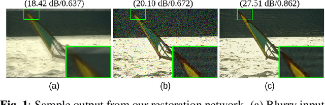 Figure 1 for NBD-GAP: Non-Blind Image Deblurring Without Clean Target Images