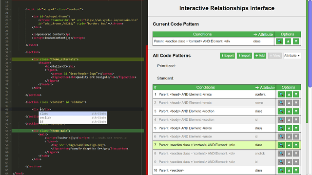 Figure 1 for Editable AI: Mixed Human-AI Authoring of Code Patterns