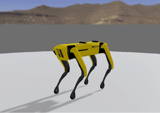 Figure 1 for Terrain Adaptive Gait Transitioning for a Quadruped Robot using Model Predictive Control