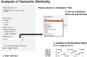 Figure 1 for A web-based tool to Analyze Semantic Similarity Networks