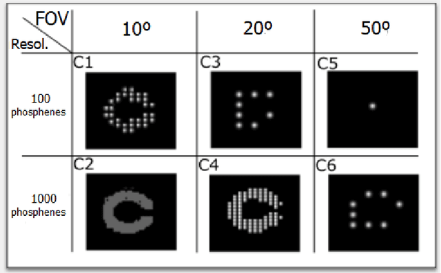 Figure 4 for Assessing visual acuity in visual prostheses through a virtual-reality system