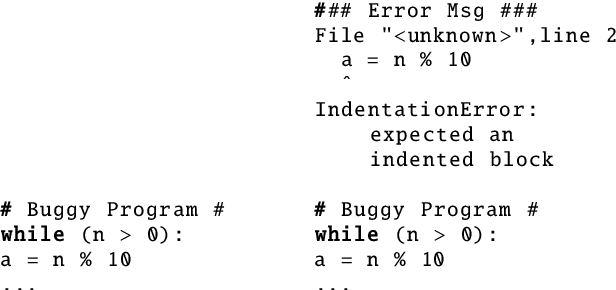 Figure 4 for Repairing Bugs in Python Assignments Using Large Language Models