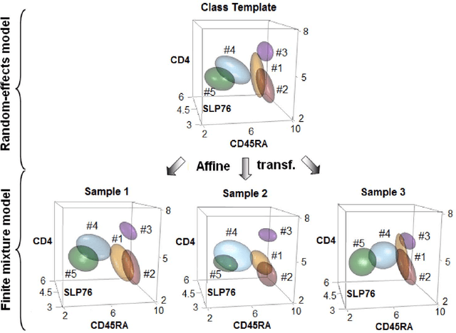 Figure 1 for Joint Modeling and Registration of Cell Populations in Cohorts of High-Dimensional Flow Cytometric Data