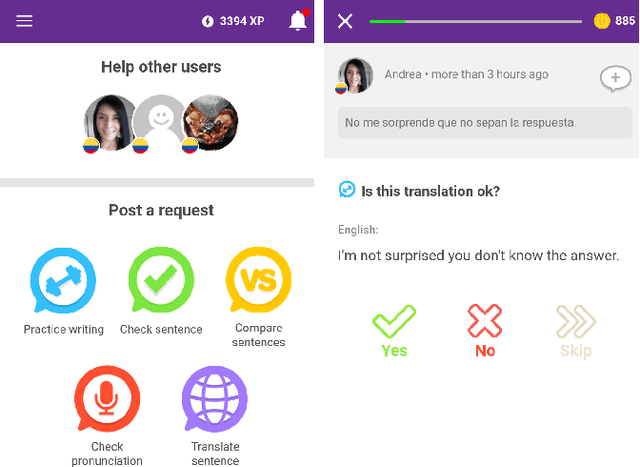 Figure 2 for Toward the Evaluation of Written Proficiency on a Collaborative Social Network for Learning Languages: Yask