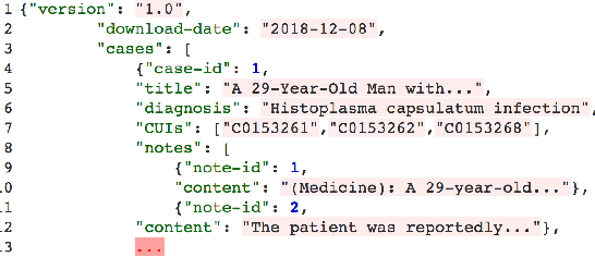 Figure 2 for DC3 -- A Diagnostic Case Challenge Collection for Clinical Decision Support