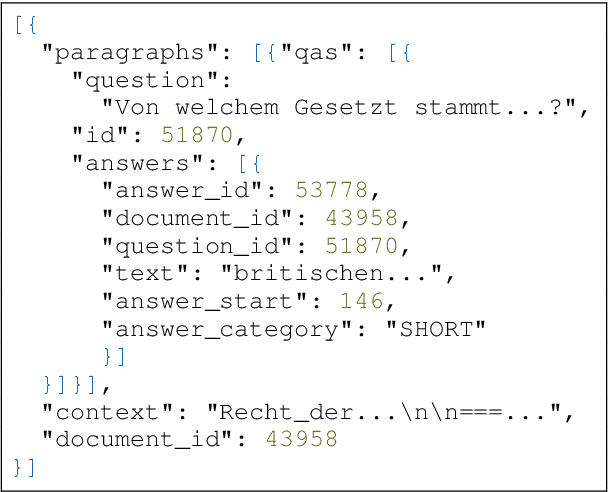 Figure 1 for GermanQuAD and GermanDPR: Improving Non-English Question Answering and Passage Retrieval