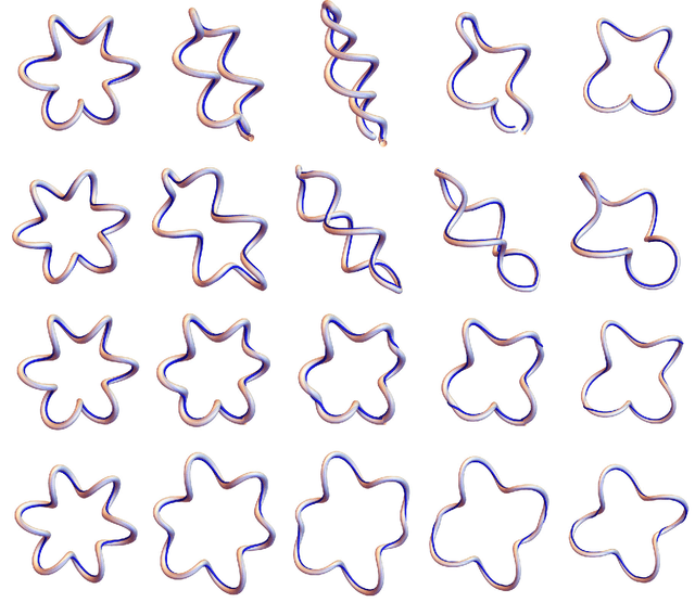 Figure 1 for Shape analysis of framed space curves