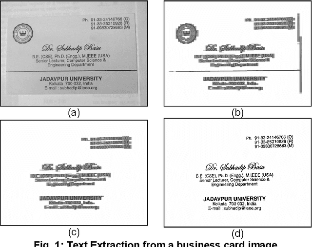 Figure 1 for Text Region Extraction from Business Card Images for Mobile Devices