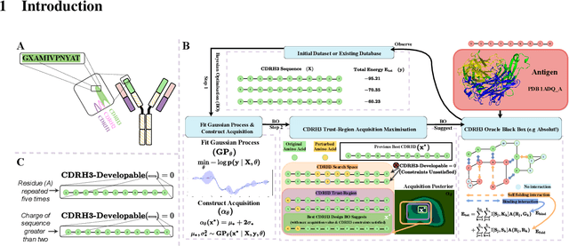 Figure 1 for AntBO: Towards Real-World Automated Antibody Design with Combinatorial Bayesian Optimisation