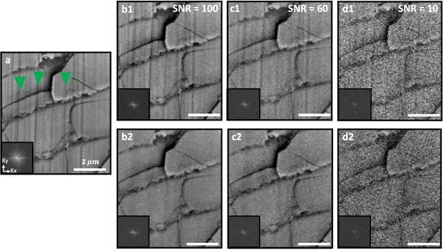 Figure 4 for Removing Stripes, Scratches, and Curtaining with Non-Recoverable Compressed Sensing