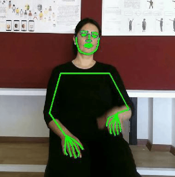 Figure 2 for Skeleton Based Sign Language Recognition Using Whole-body Keypoints