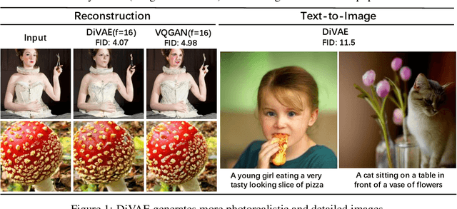 Figure 1 for DiVAE: Photorealistic Images Synthesis with Denoising Diffusion Decoder