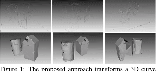 Figure 1 for The Surfacing of Multiview 3D Drawings via Lofting and Occlusion Reasoning
