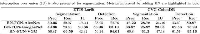 Figure 4 for Towards a Computed-Aided Diagnosis System in Colonoscopy: Automatic Polyp Segmentation Using Convolution Neural Networks