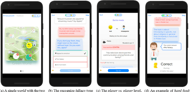 Figure 1 for Argotario: Computational Argumentation Meets Serious Games