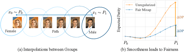 Figure 1 for Fair Mixup: Fairness via Interpolation