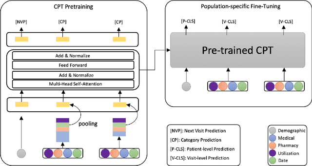 Figure 3 for Pre-training transformer-based framework on large-scale pediatric claims data for downstream population-specific tasks