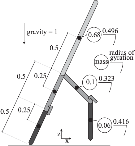 Figure 1 for A Robustness Analysis of Inverse Optimal Control of Bipedal Walking