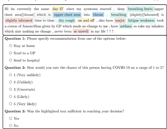 Figure 1 for Triage and diagnosis of COVID-19 from medical social media