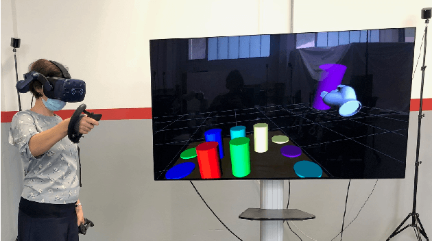 Figure 1 for Intention estimation from gaze and motion features for human-robot shared-control object manipulation
