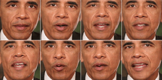 Figure 1 for Speech-Driven Facial Reenactment Using Conditional Generative Adversarial Networks