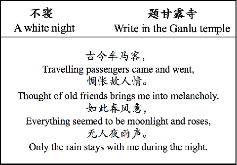 Figure 4 for A Multi-Modal Chinese Poetry Generation Model