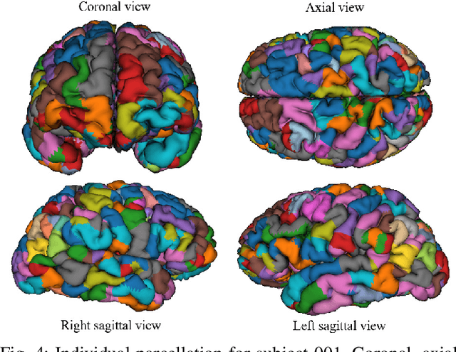 Figure 4 for Cortical surface parcellation based on intra-subject white matter fiber clustering