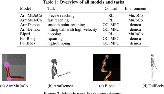 Figure 2 for Learning with Muscles: Benefits for Data-Efficiency and Robustness in Anthropomorphic Tasks